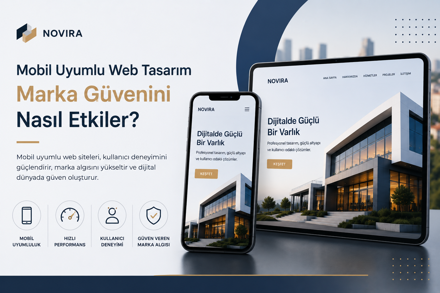 Mobil Uyumlu Web Tasarım Marka Güvenini Nasıl Etkiler? – blog görseli